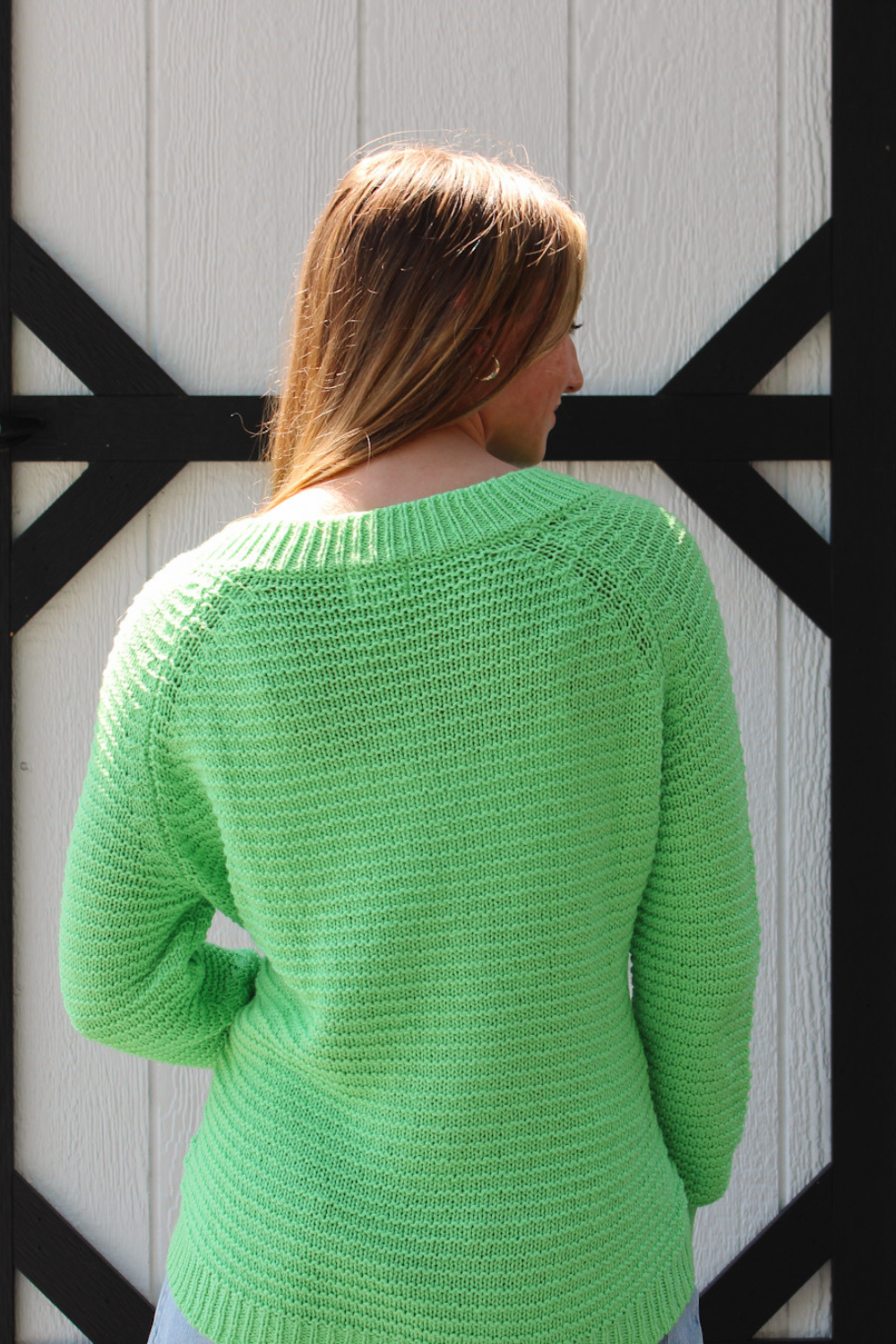 HIHO Lexy V-Neck Sweater - Summer Green