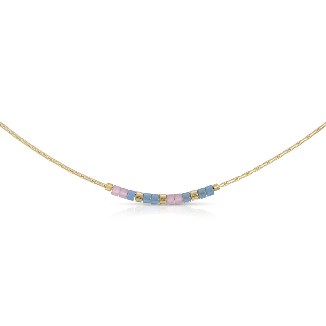 Dot & Dash Morse Code Necklace - Gigi