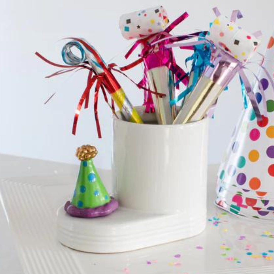 Nora Fleming Hats Off to 20 Years! Party Hat Mini