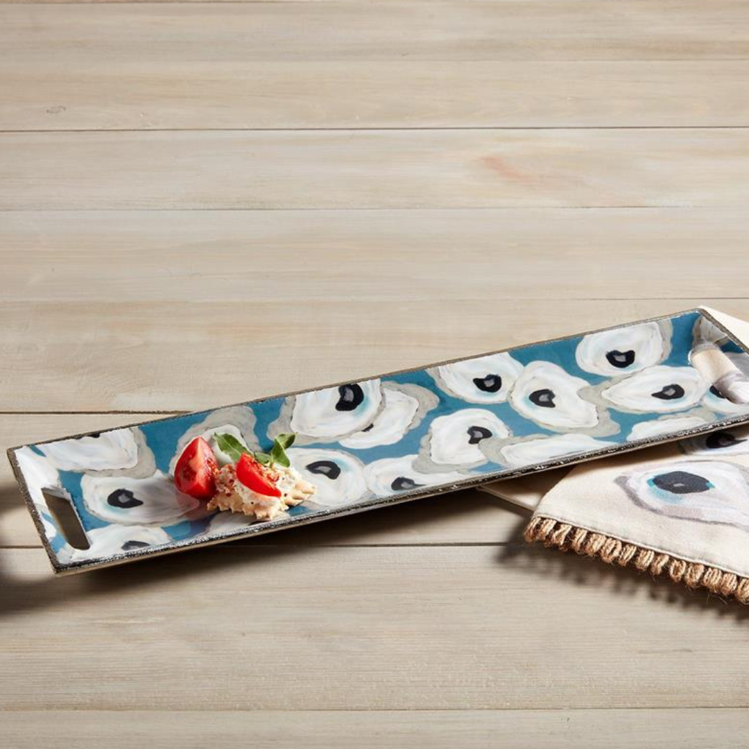 Mud Pie Oyster Long Tray