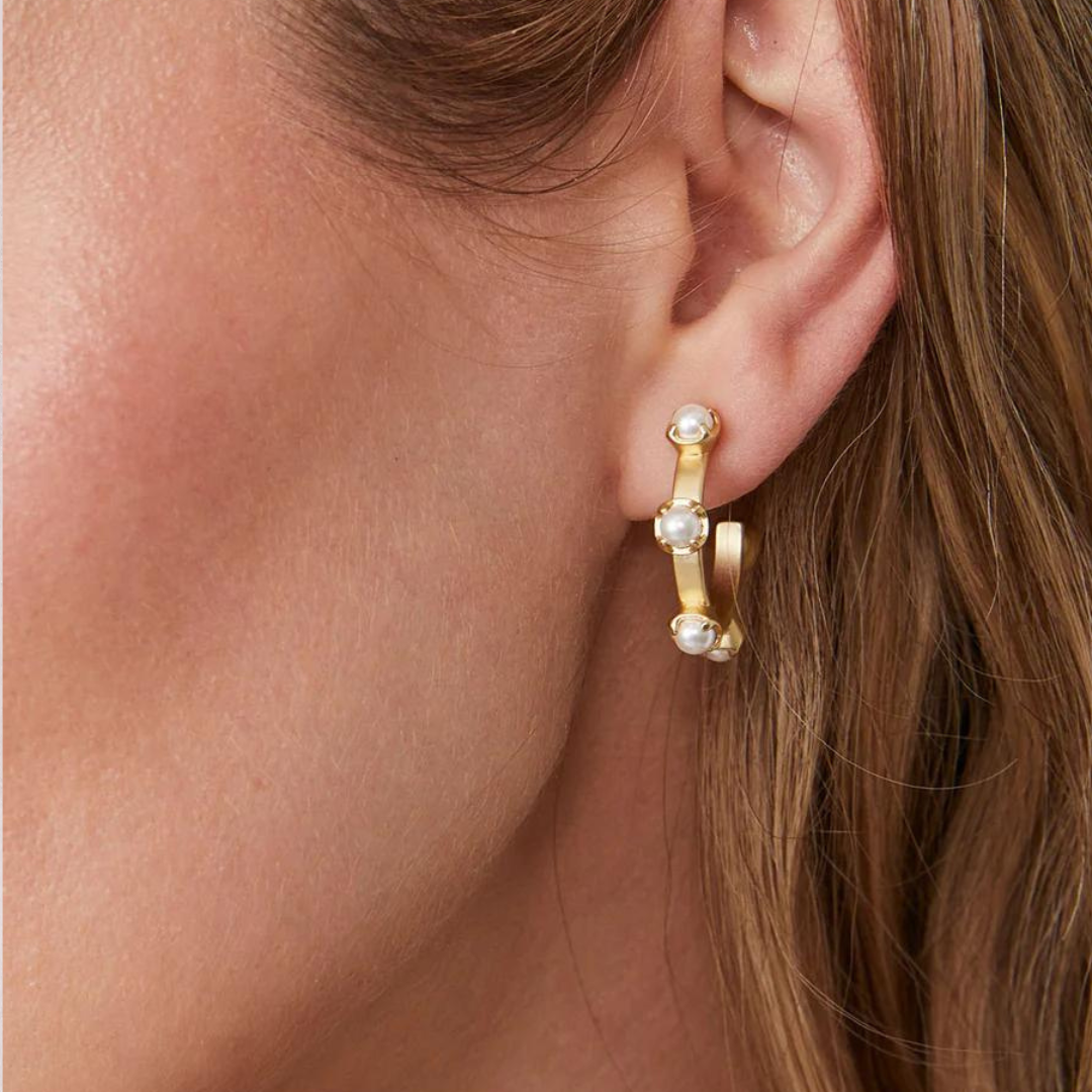 Spartina Stand Out Midi Hoop Earrings