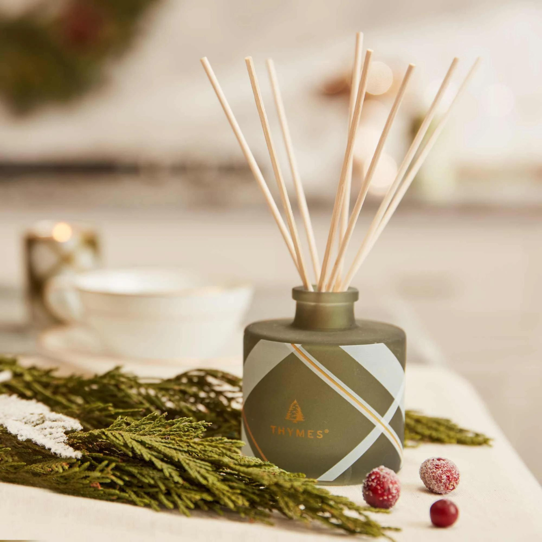 Thymes Petite Reed Diffuser - Plaid