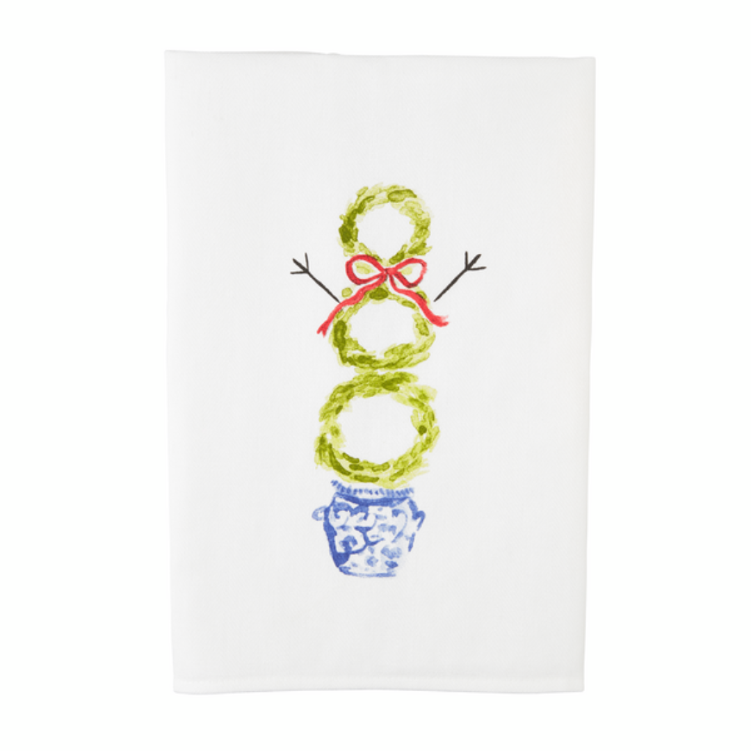 Mud Pie Christmas Topiary Towel