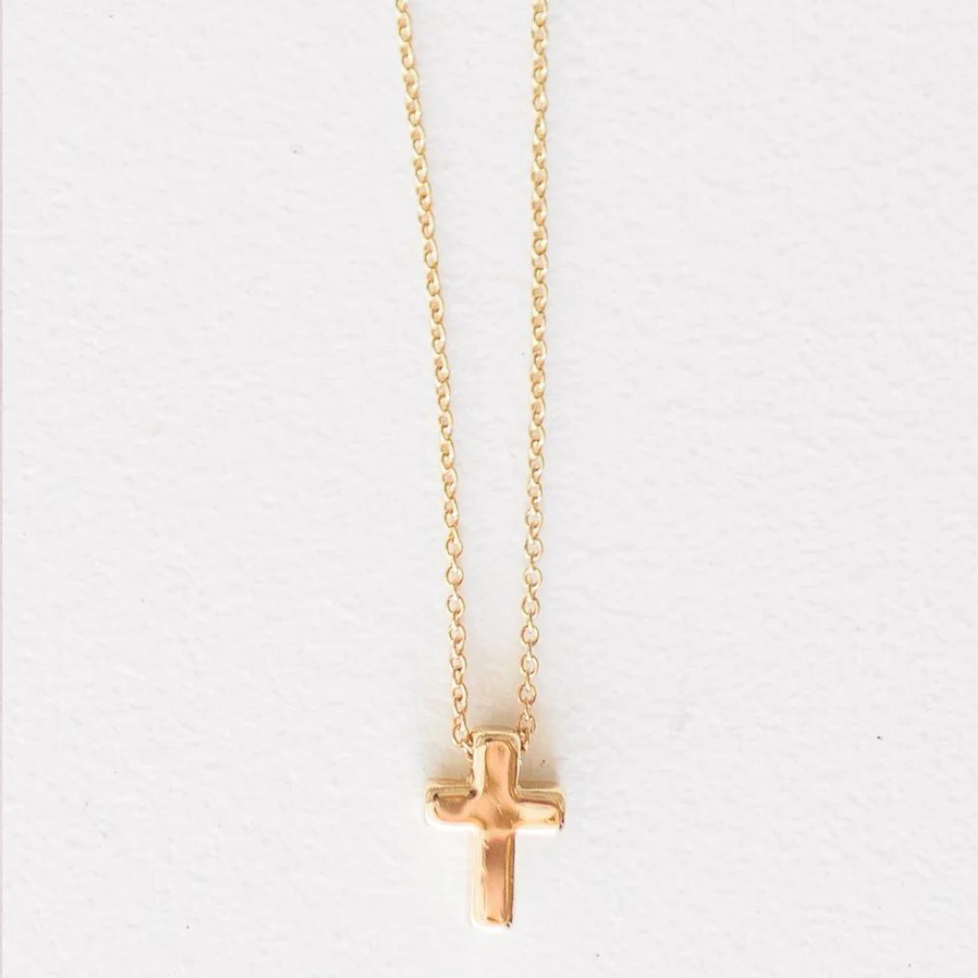 Leslie Curtis Anniston Small Cross Necklace