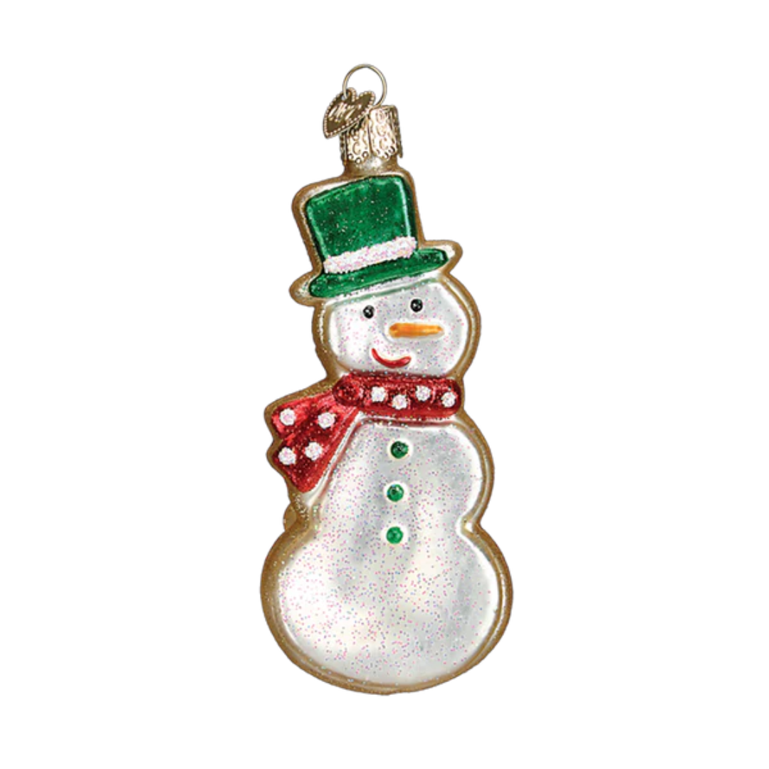 Old World Christmas Snowman Sugar Cookie