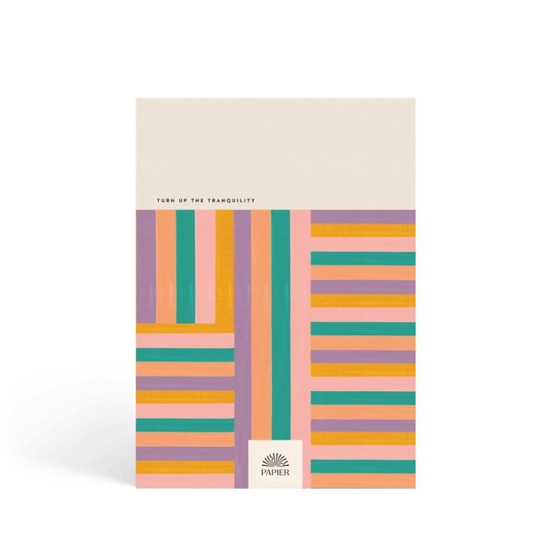 Papier Happy Stripes Wellness Journal