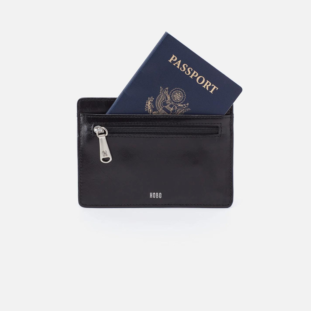 Hobo Euro Slide Wallet Polished Leather