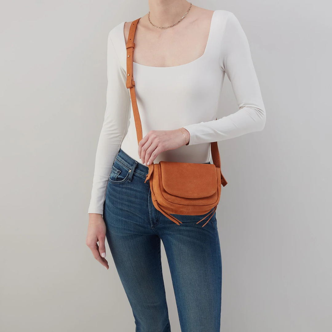 Hobo Bonita Mini Messenger Nubuck - Marmalade