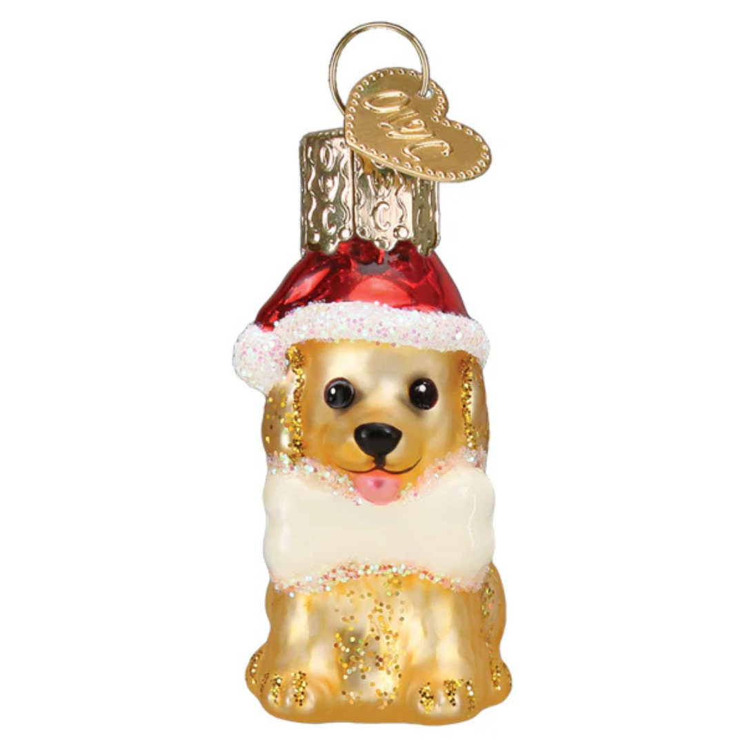 Old World Christmas Mini Jolly Pup Ornament