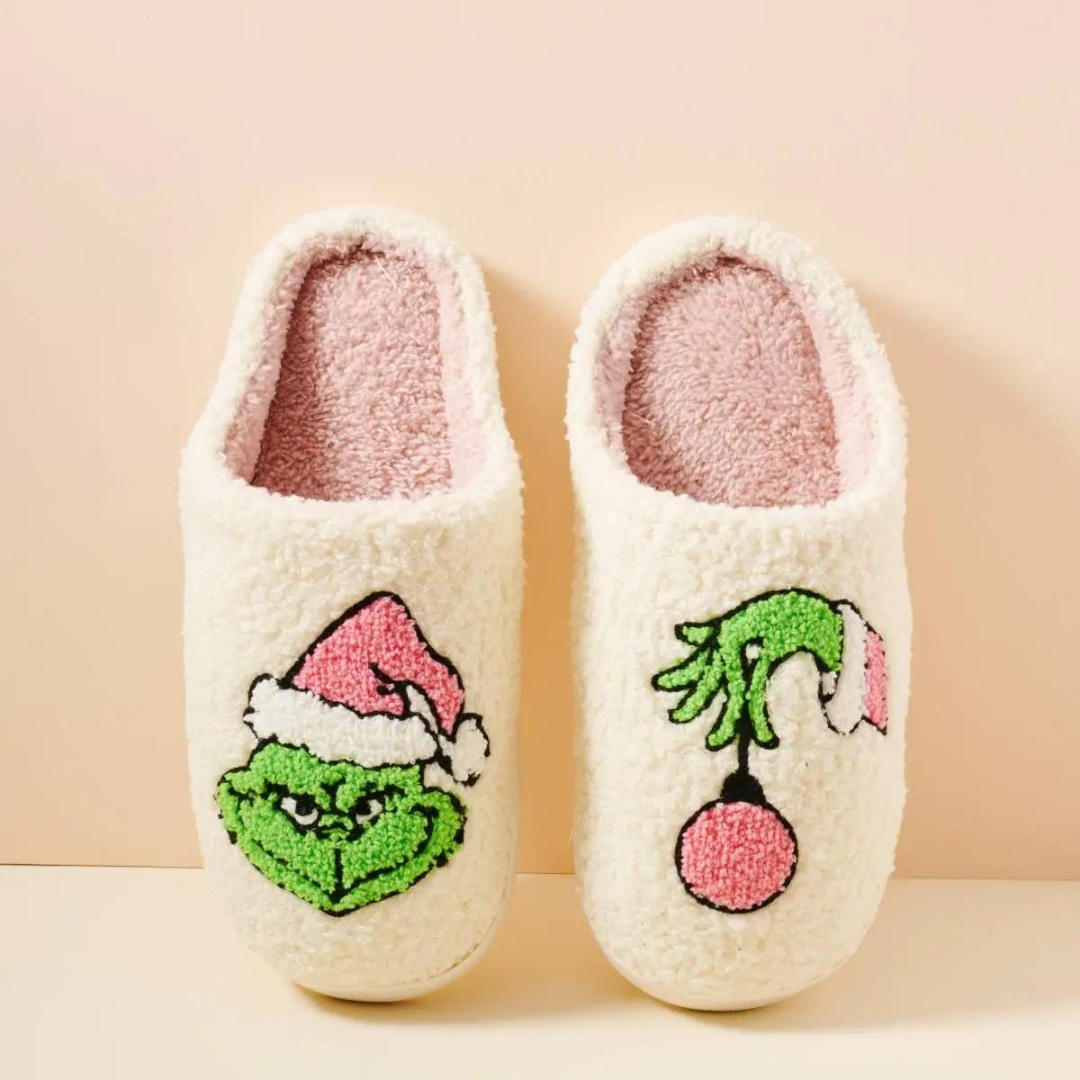 Lilla Haven Christmas Monster Home Slippers