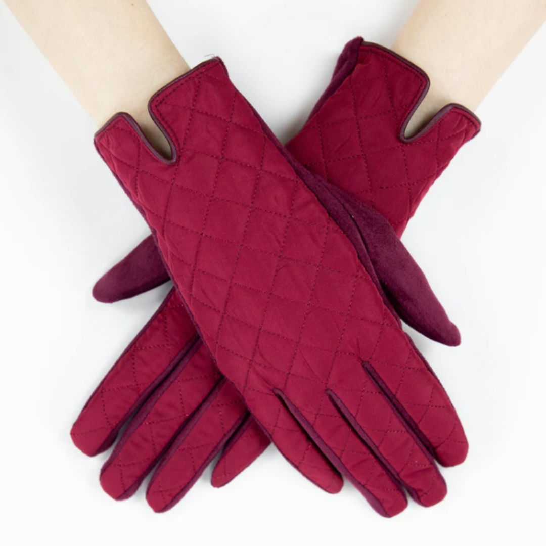 Quilted Solid Gloves