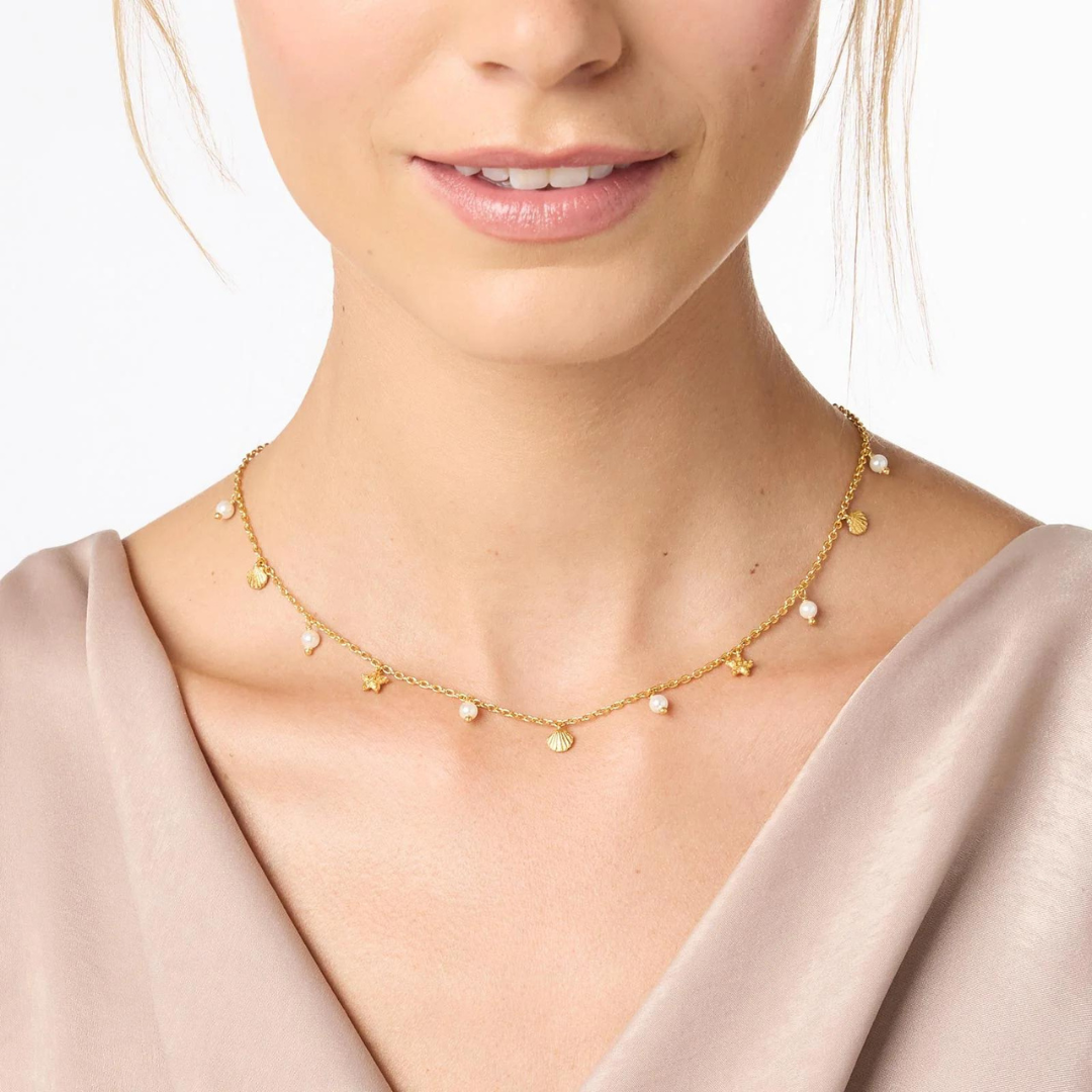 Julie Vos Sanibel Shell Delicate Necklace