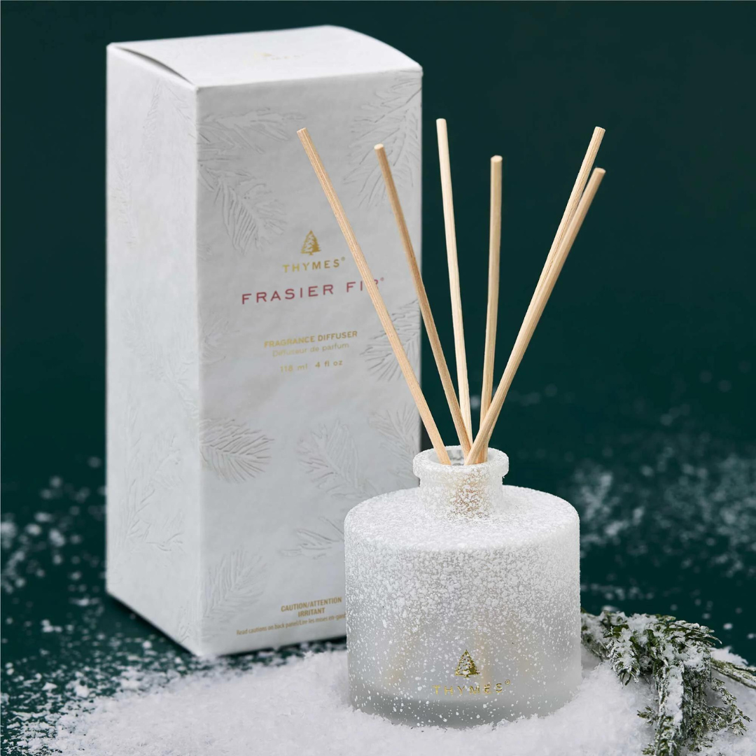 Thymes Petite Reed Diffuser - Flocked