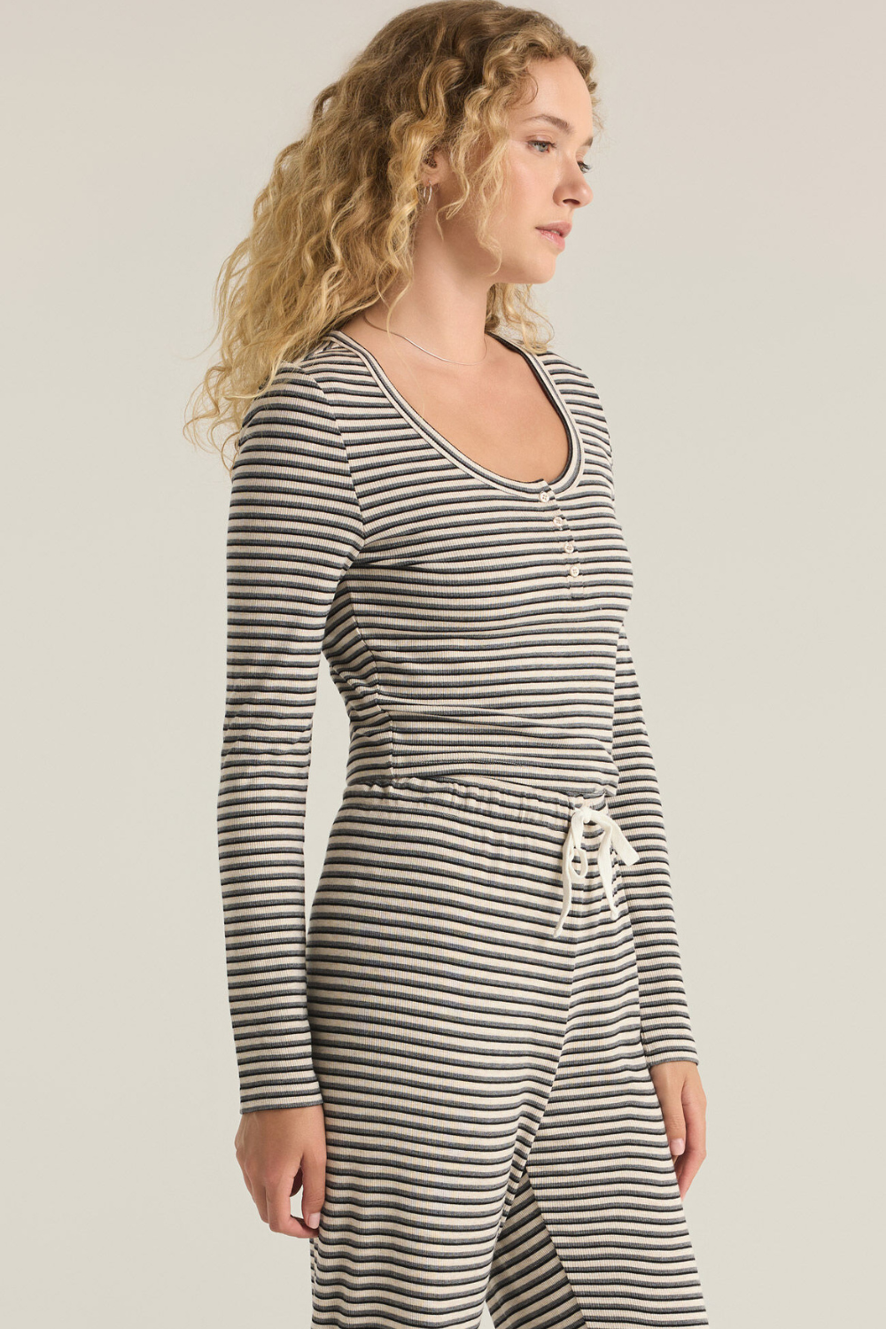 Z Supply Constance Stripe Longsleeve Top