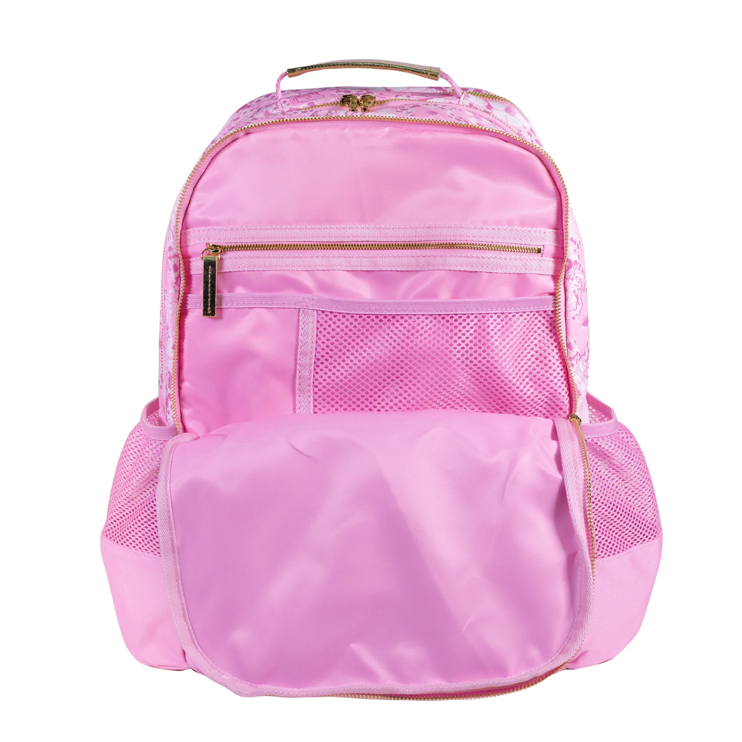 Lilly Pulitzer Backpack- Conch Shell Pink Burst of Joy