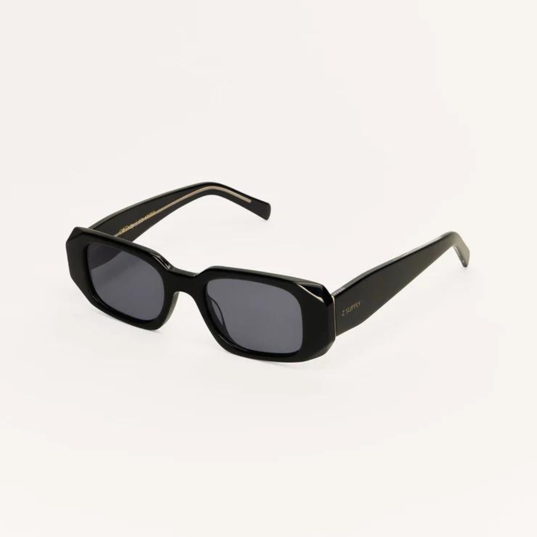 Z Supply Off Duty Sunglasses - Polished Black