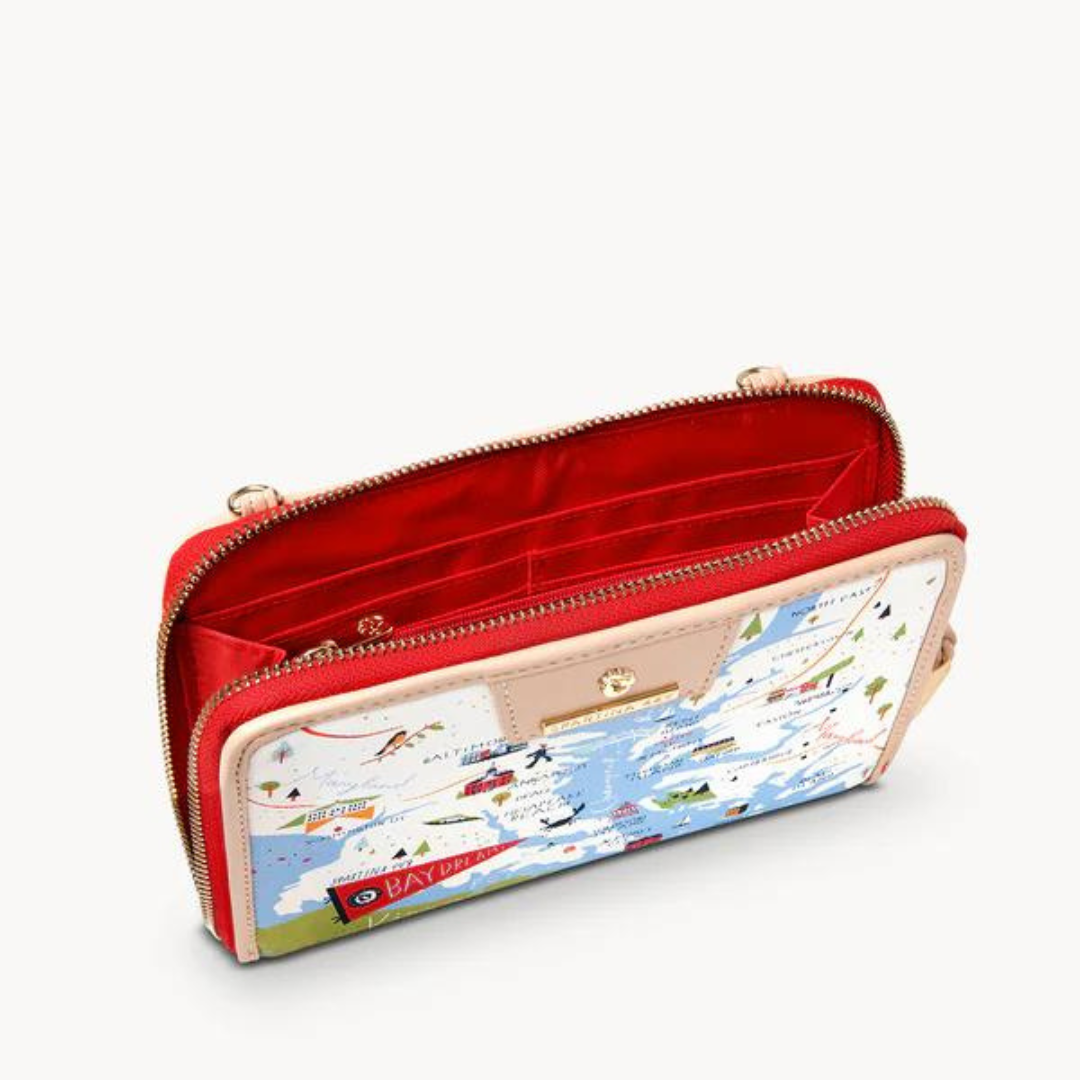 Spartina All In One Phone Crossbody - Bay Dreams
