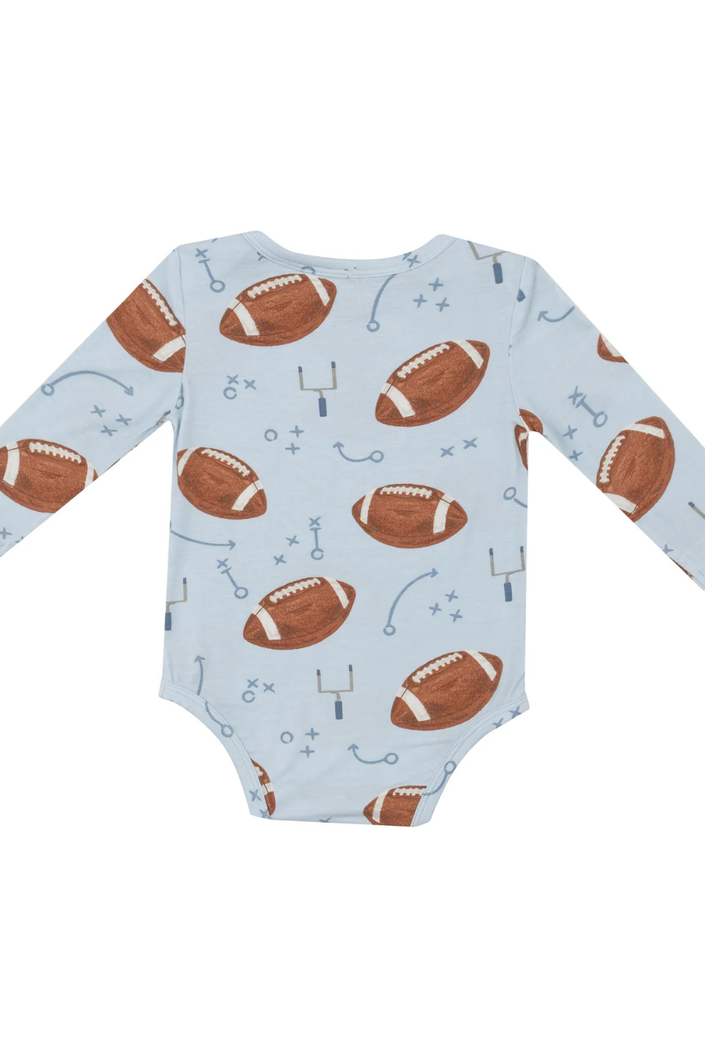 Angel Dear Footballs Blue Bodysuit