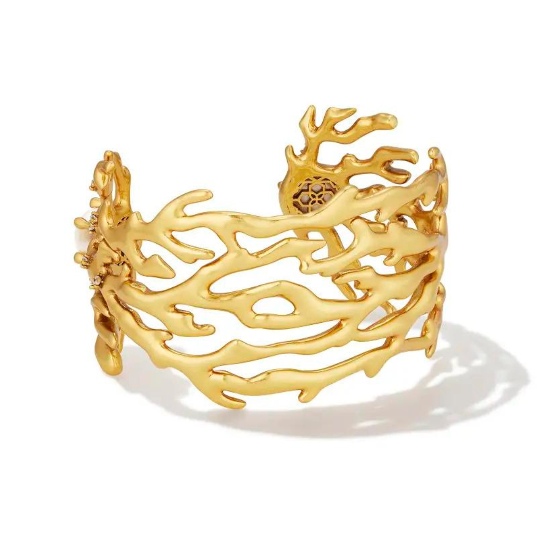 Kendra Scott Shea Statement Cuff Bracelet - Vintage Gold