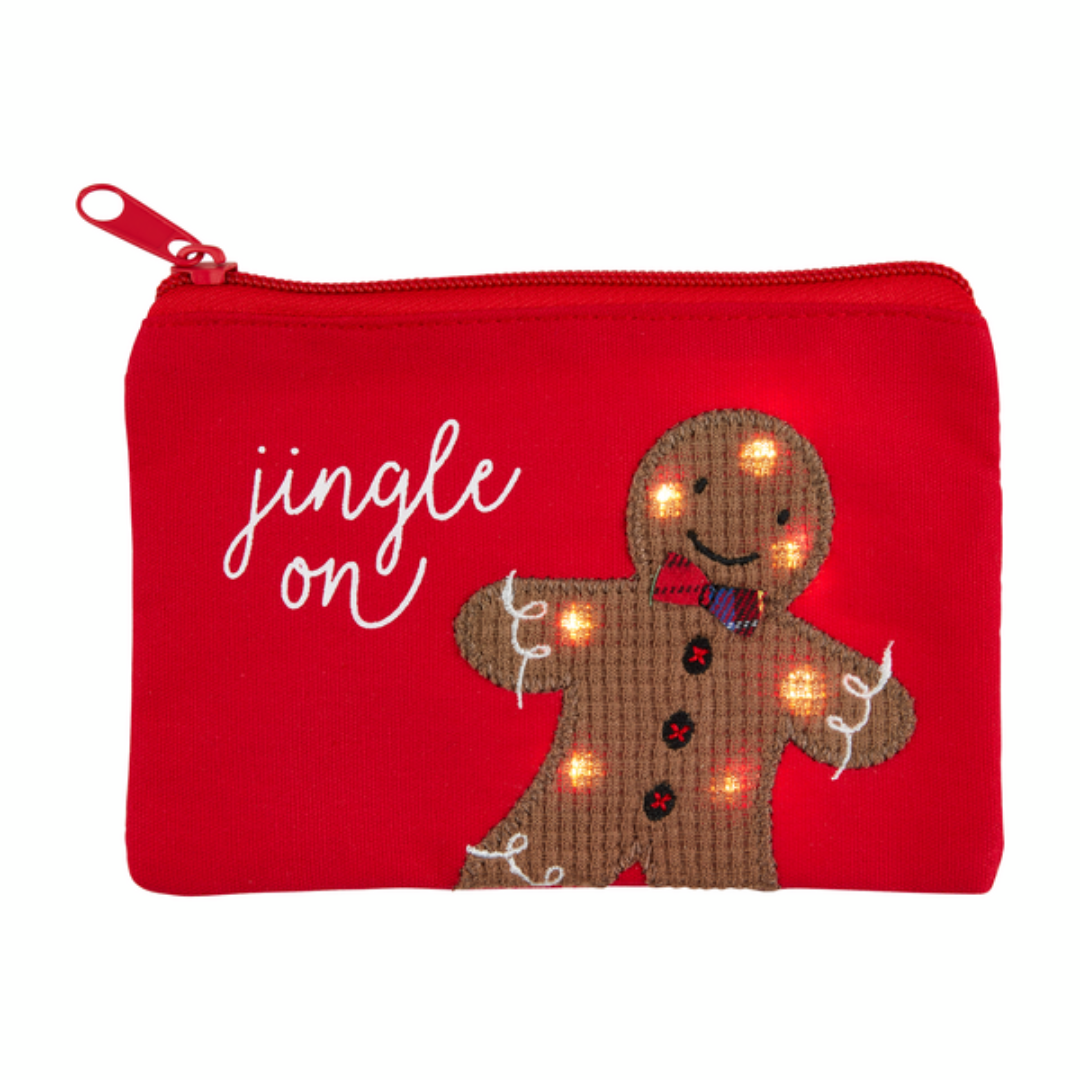 Mud Pie Light Up Christmas Pouch