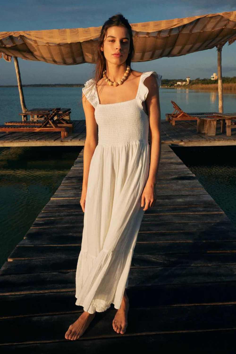 Z Supply Calypso Maxi Dress - Off White