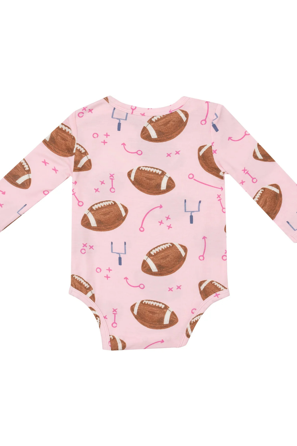 Angel Dear Footballs Pink Bodysuit