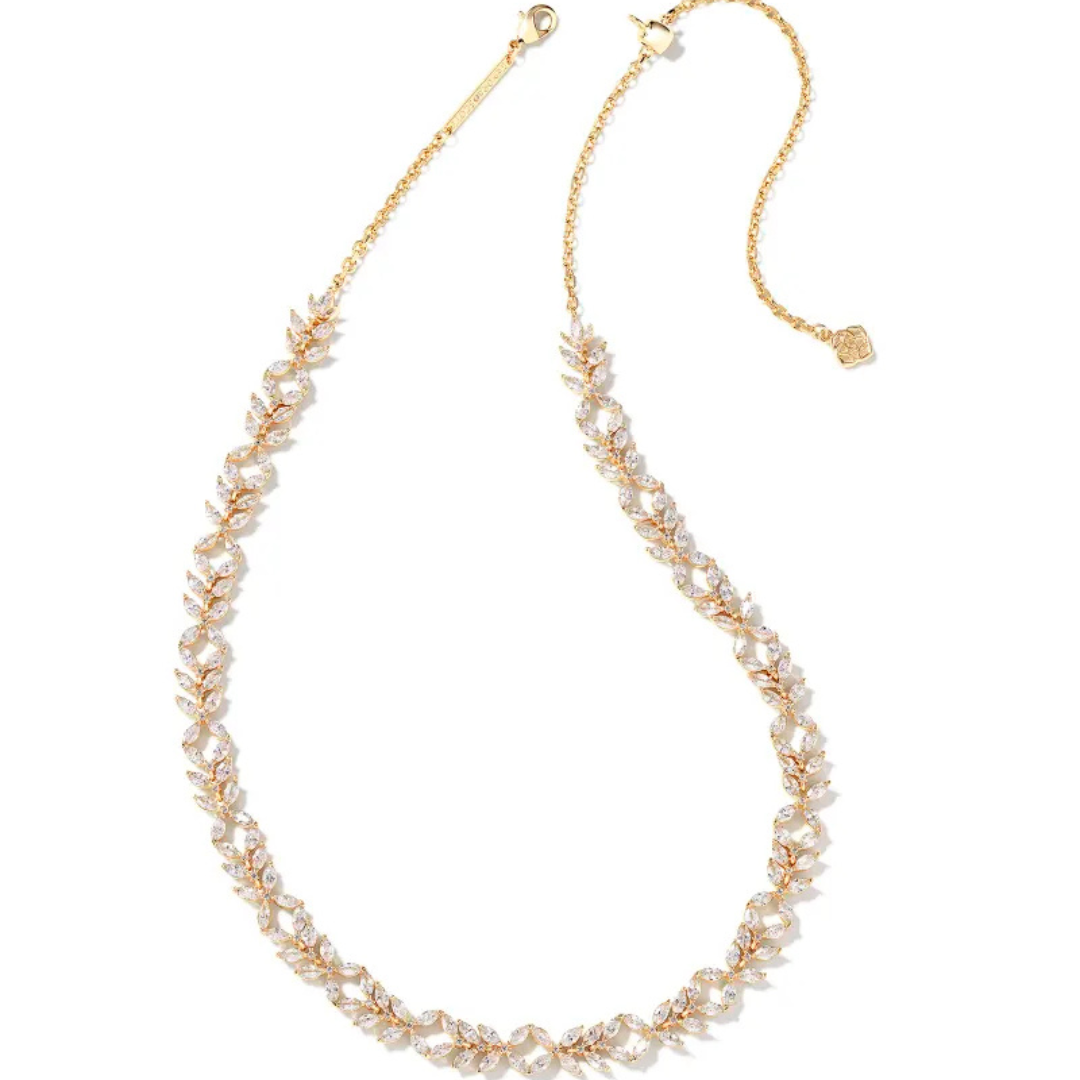 Kendra Scott Rosalie Tennis Necklace - Gold