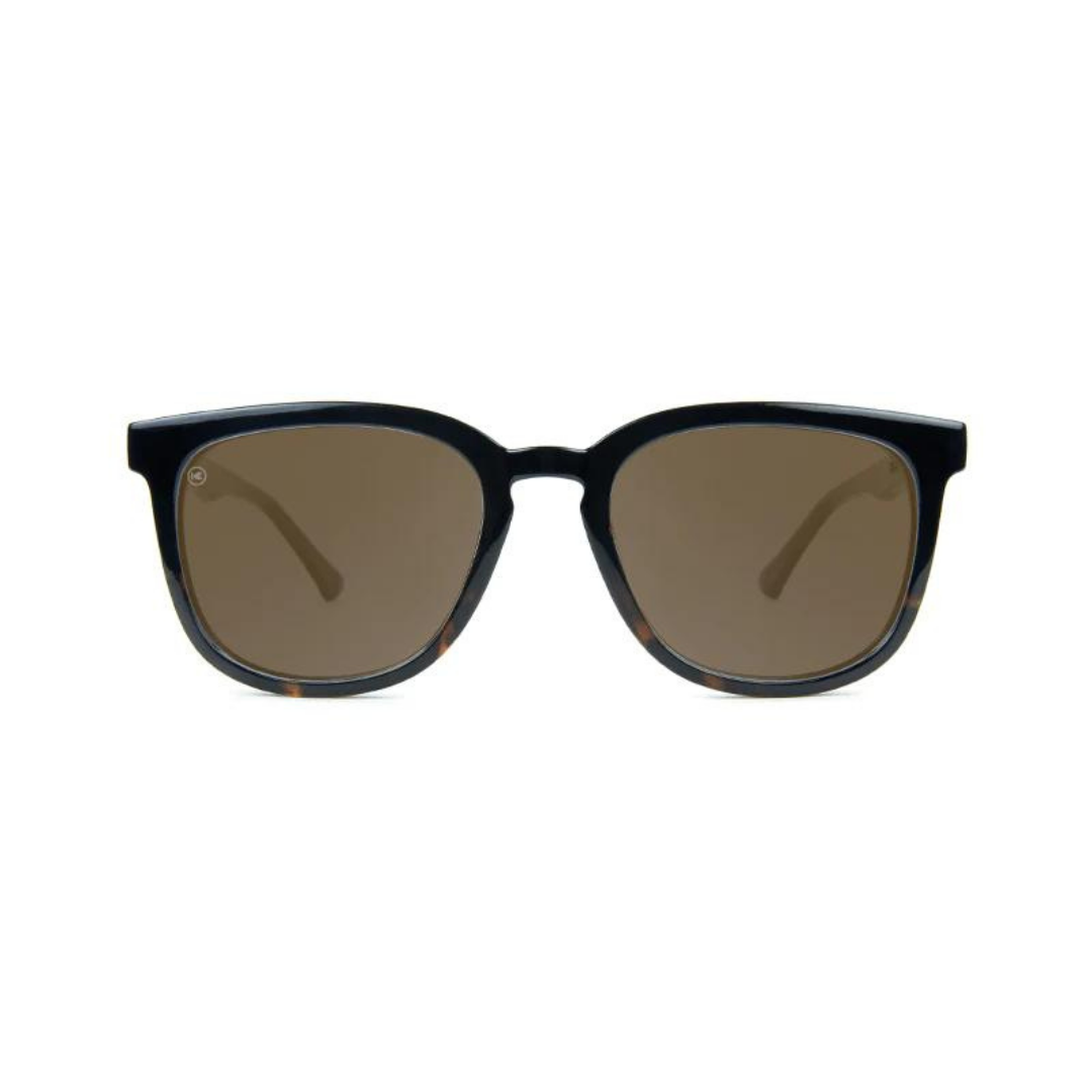 Knockaround Paso Robles Sunglasses - Glossy Black & Tortoise Shell/Amber