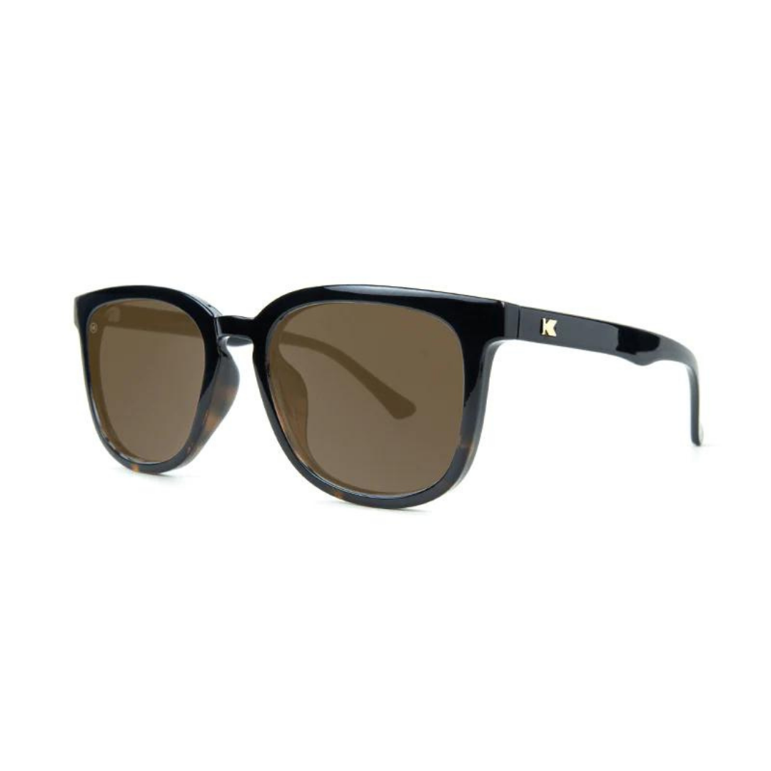Knockaround Paso Robles Sunglasses - Glossy Black & Tortoise Shell/Amber