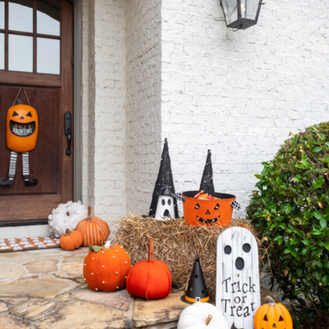 Mud Pie Jack-o-Lantern Candy Door Hanger