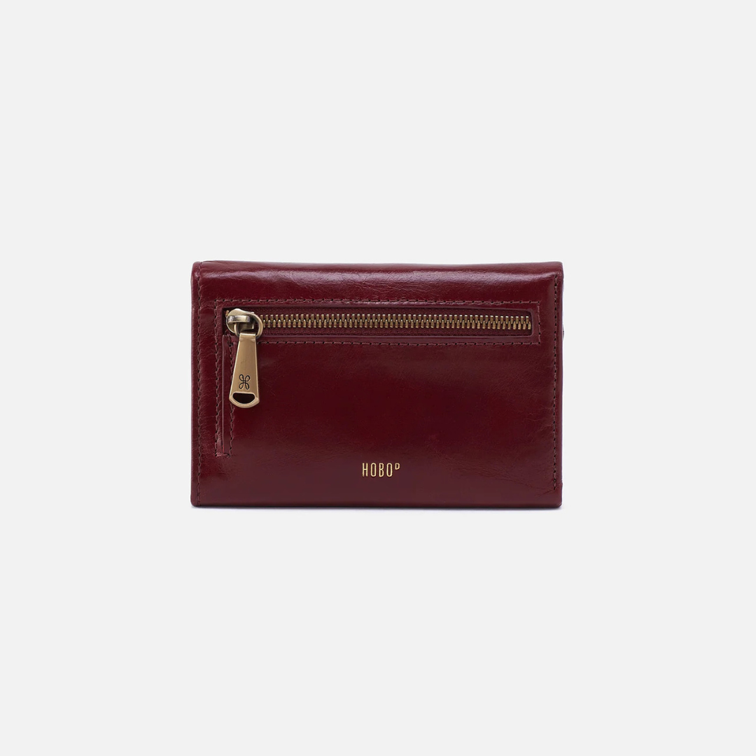 Hobo Jill Trifold Wallet - Winterberry