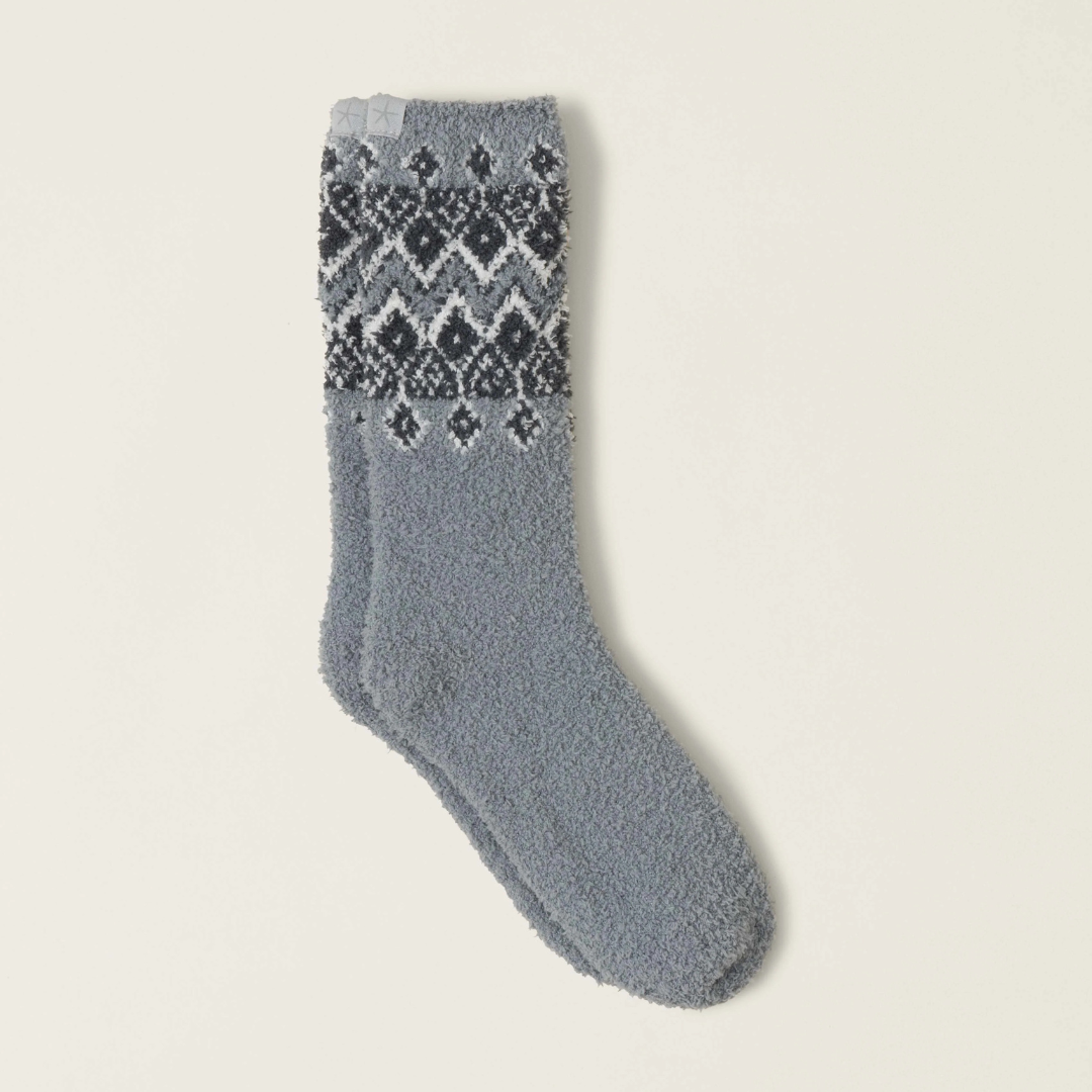 Barefoot Dreams CozyChic Fair Isle Socks