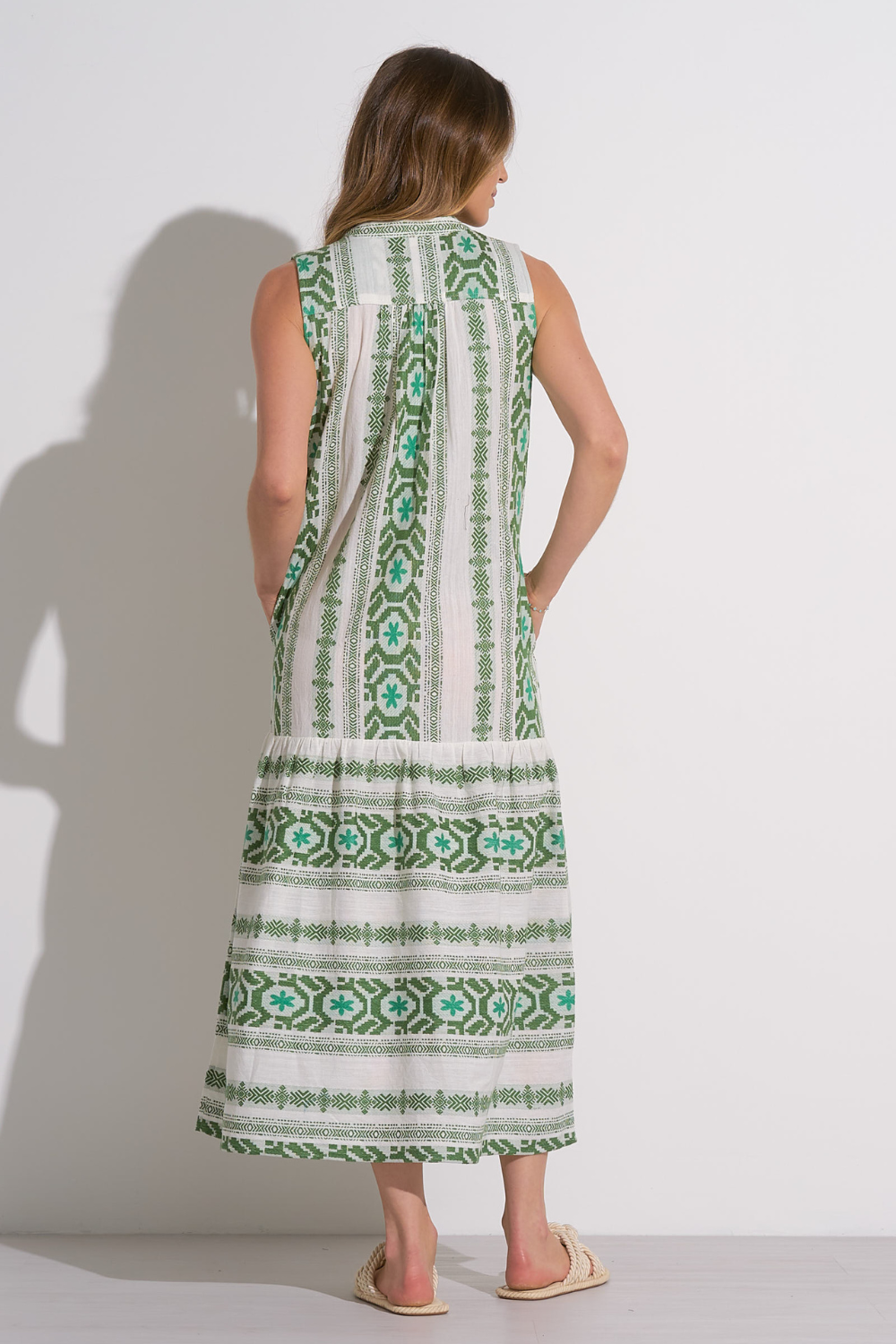 Elan Maxi Dress with Tassles