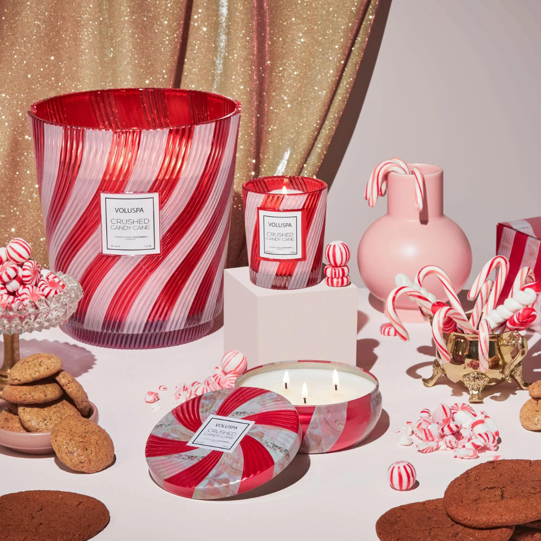 Voluspa Classic Candle - Crushed Candy Cane