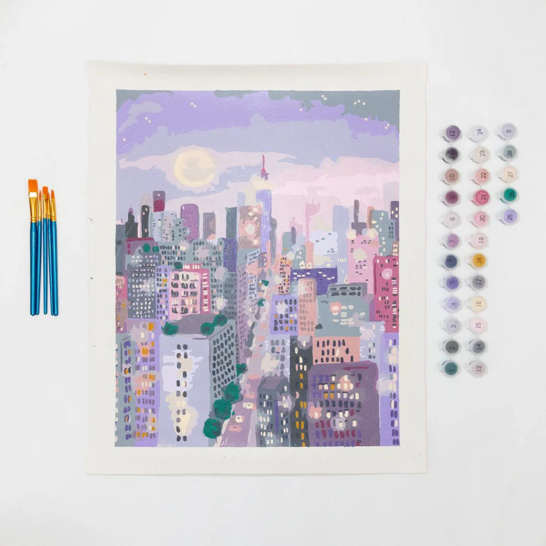 Paint Anywhere Cityscape Paint by Numbers
