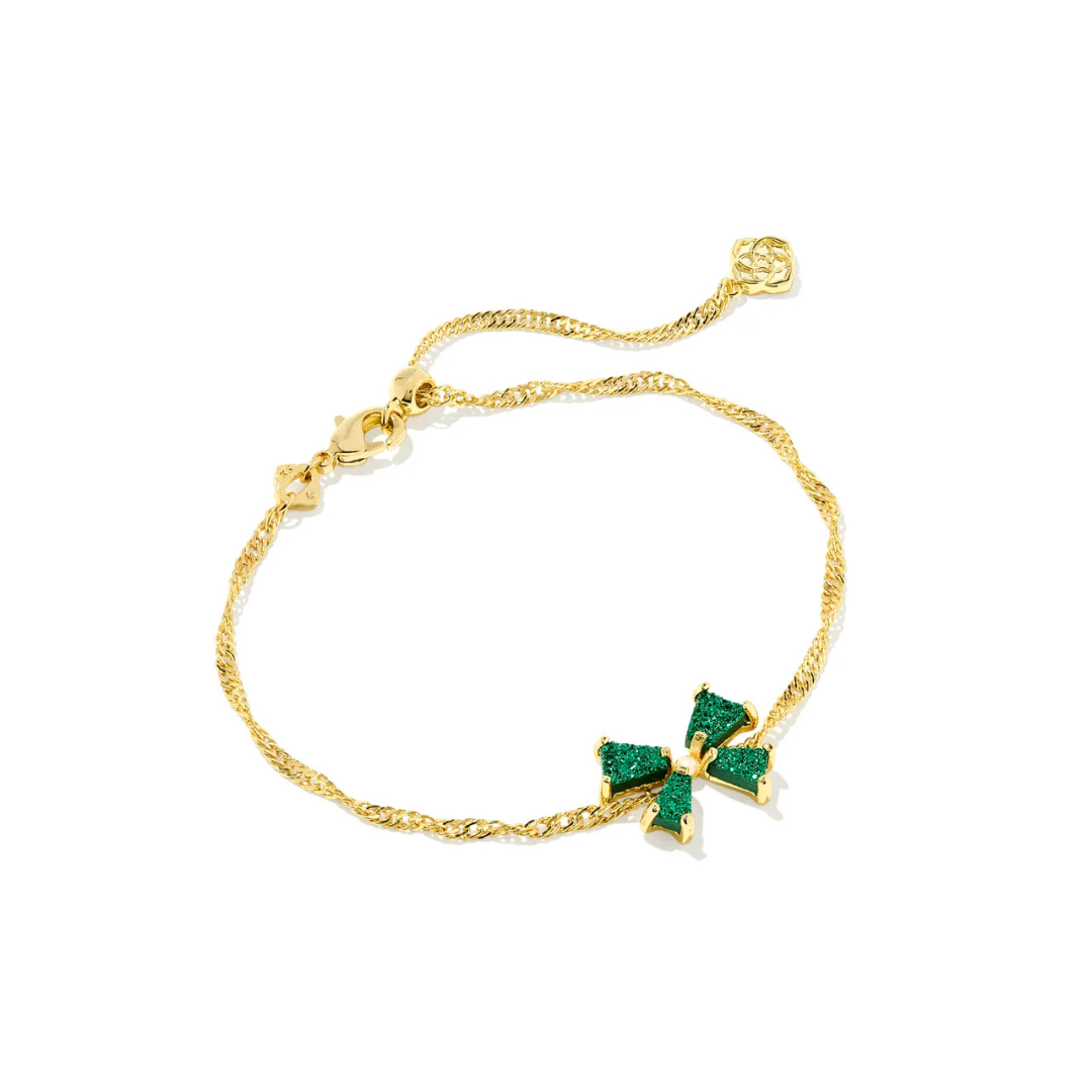 Kendra Scott Blair Bow Delicate Chain Bracelet - Gold