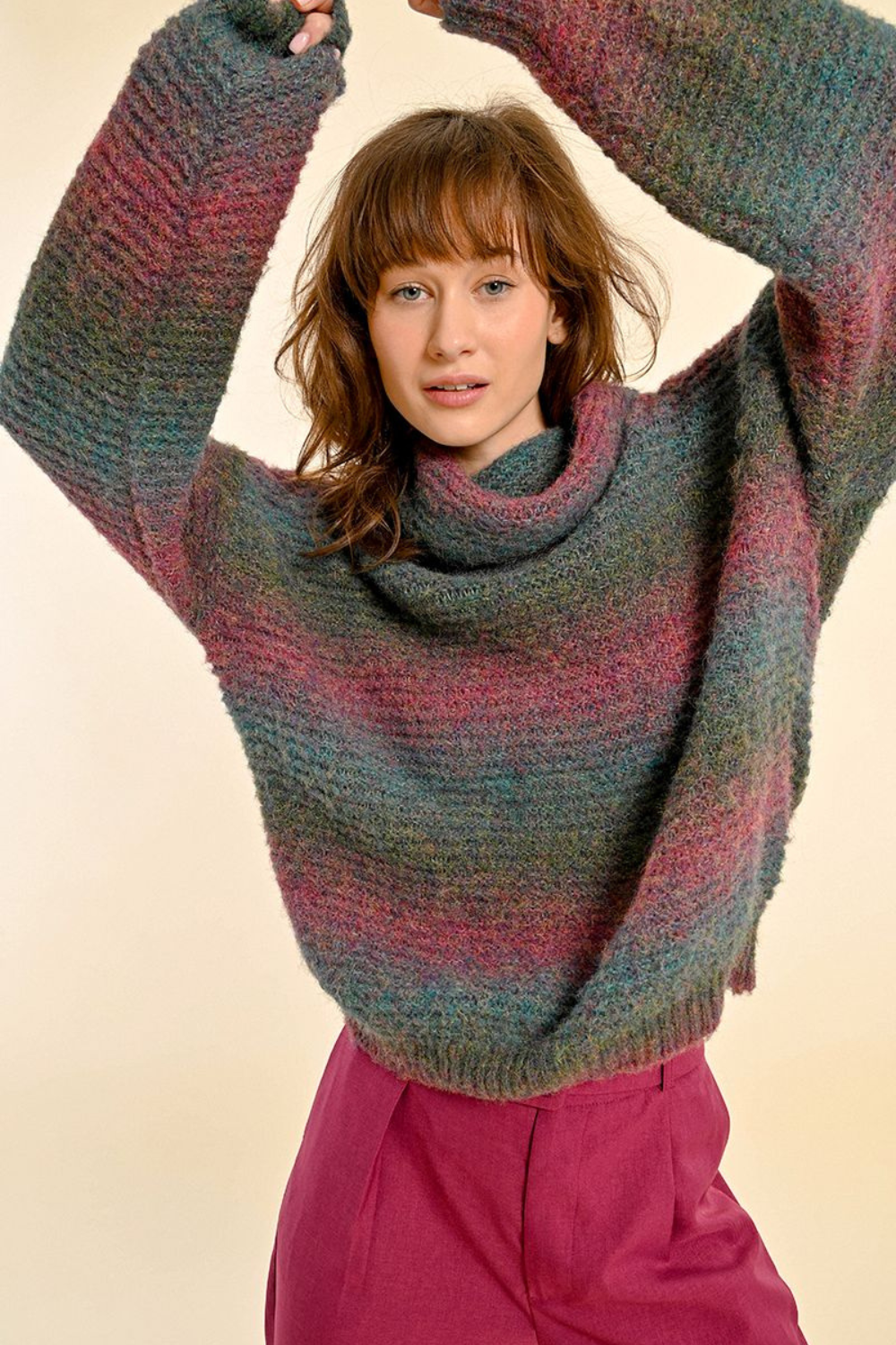 Molly Bracken Striped Knitted Sweater