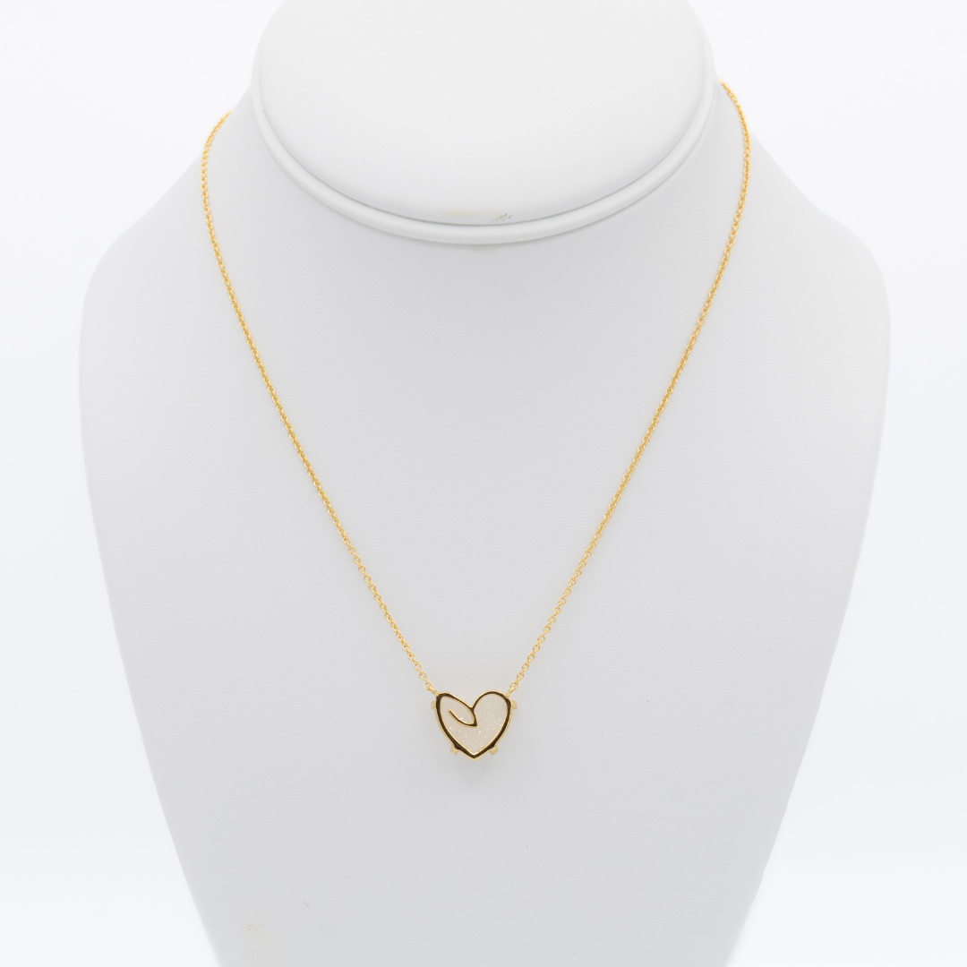 Kimberly James Jewelry Open Heart Wing Necklace