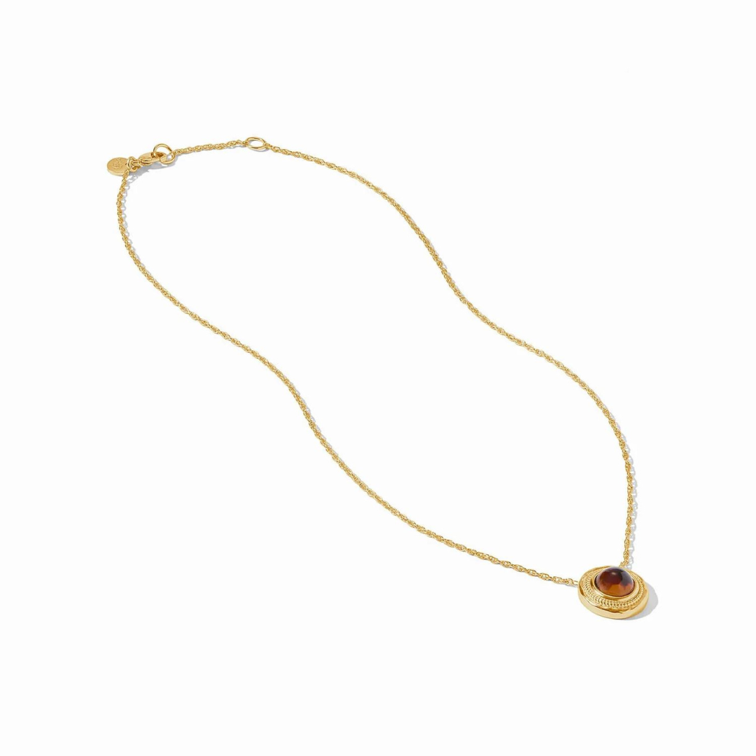 Julie Vos Madison Delicate Necklace - Tortoise Shell