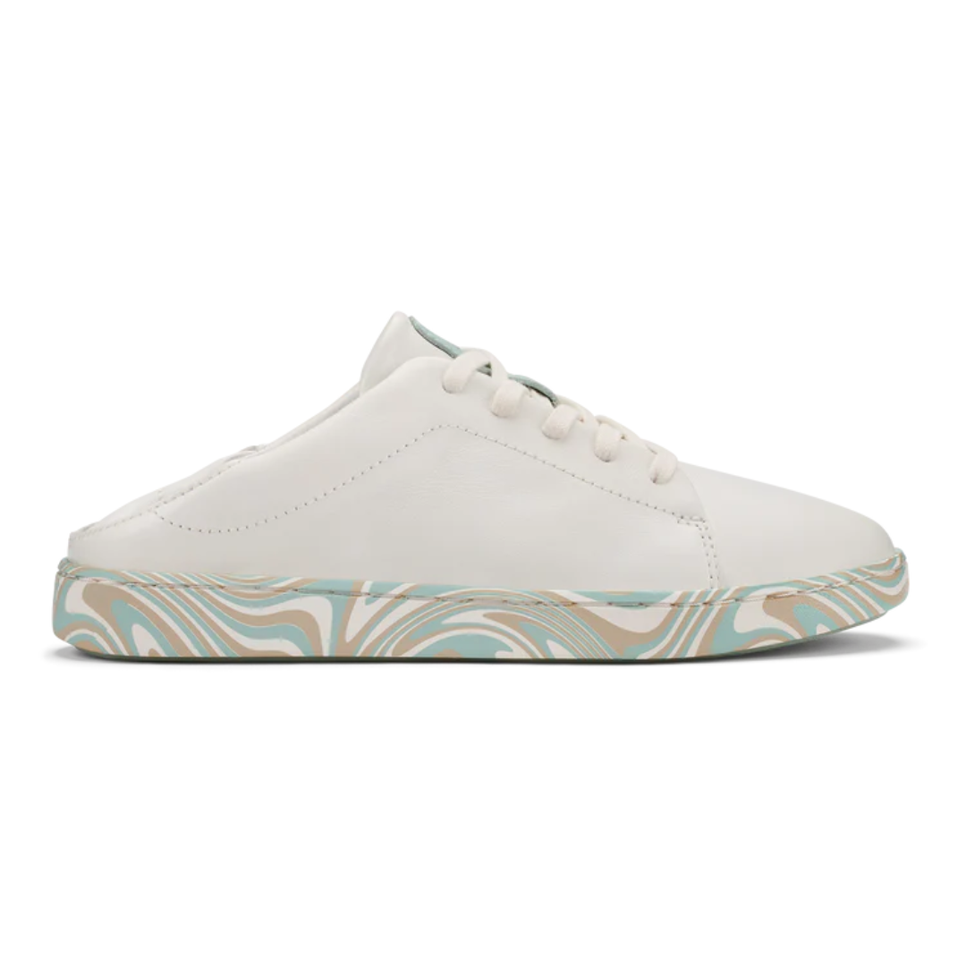 Olukai Pehuea Li'ili Sneakers - Bright White/Swirl