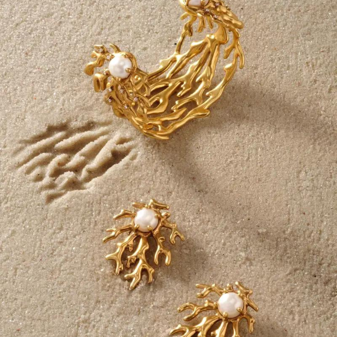 Kendra Scott Shea Statement Cuff Bracelet - Vintage Gold