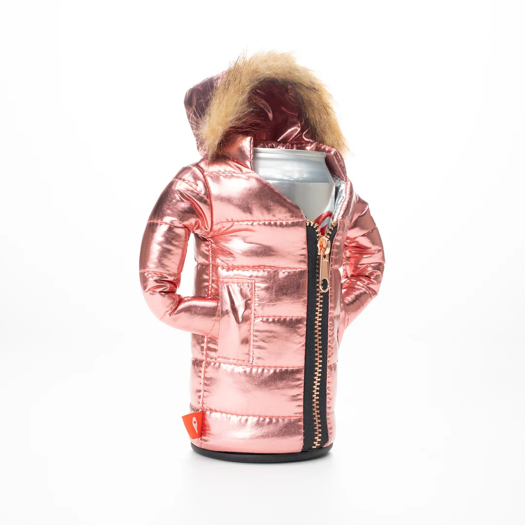 Puffin Drinkwear The Pahka Can Coozie - Rose Gold