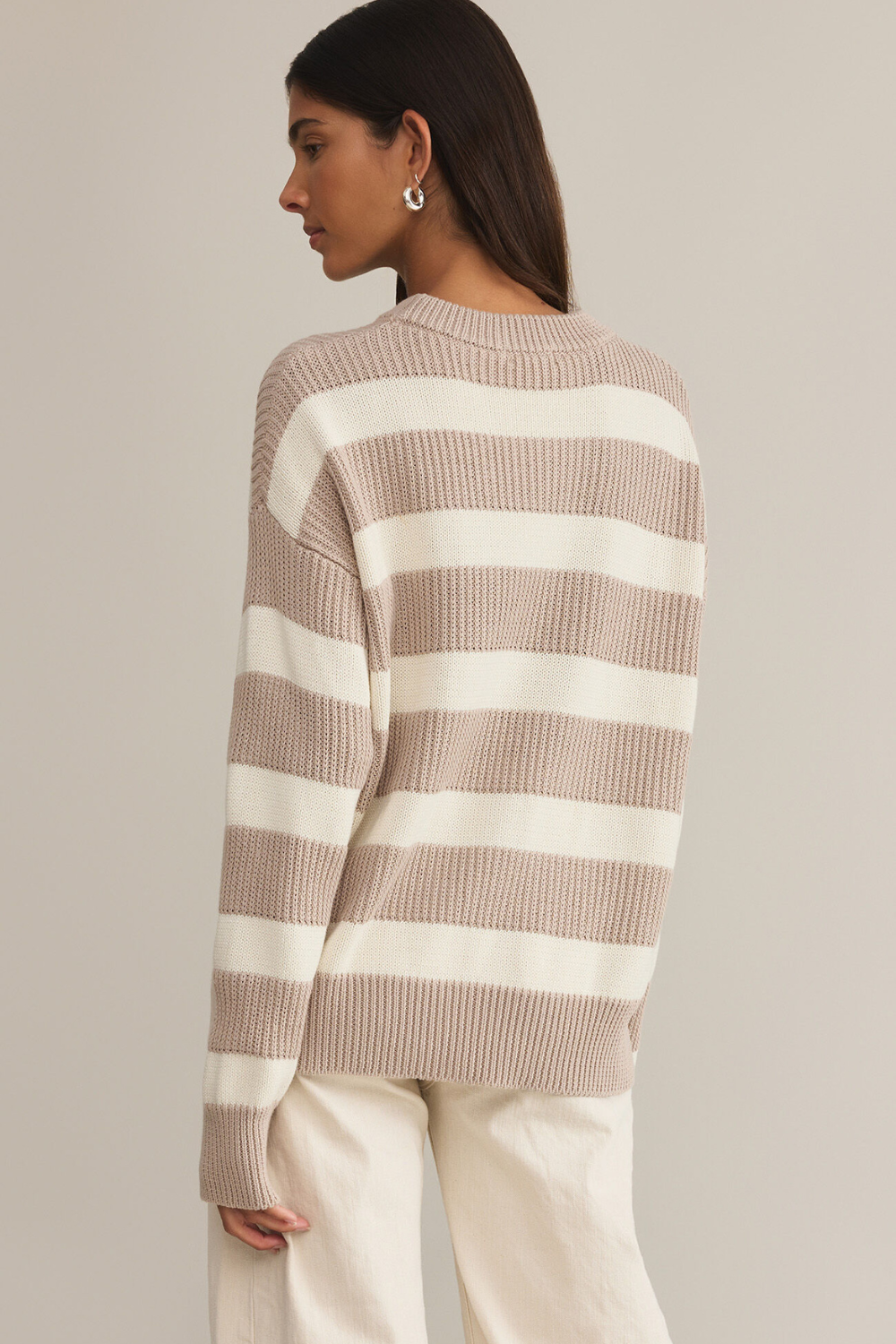 Z Supply Boyfriend Sailor Sweater - Parchment