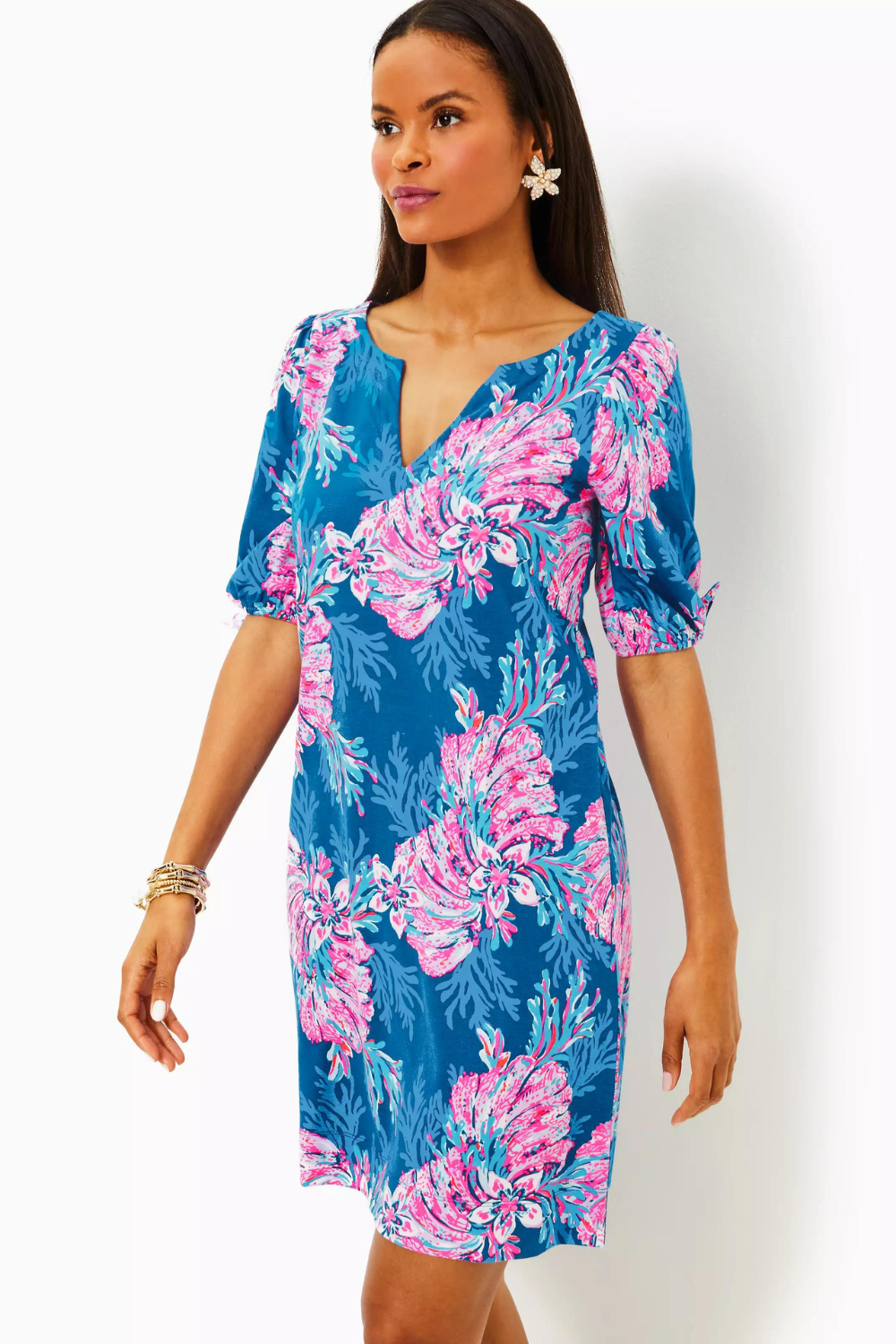 Lilly Pulitzer Easley Short Sleeve Dress - For the Fans