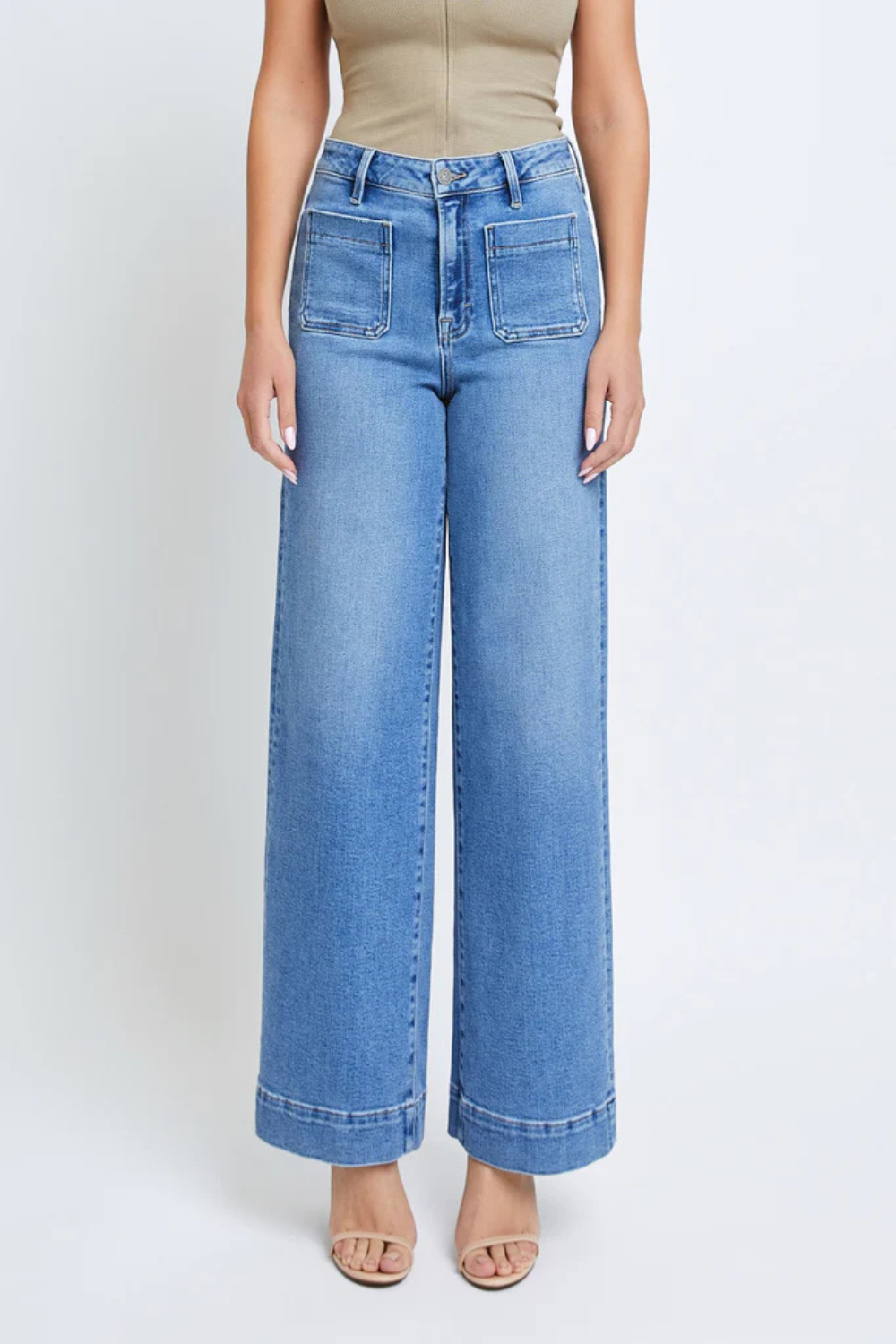 Hidden Nori High Waist Wide Leg Jean