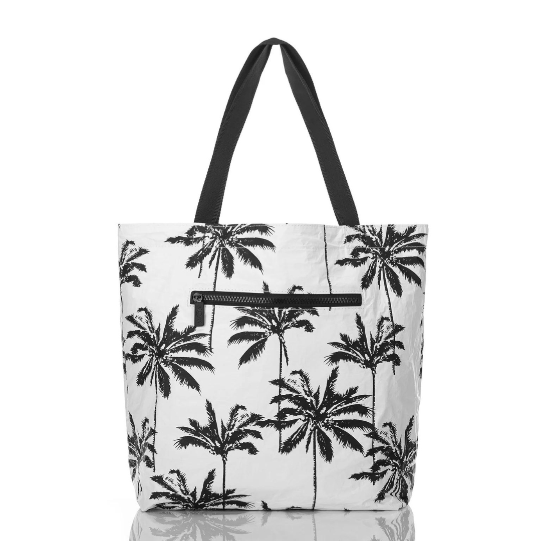 Aloha Reversible Tote - Cerulean Sun Palm