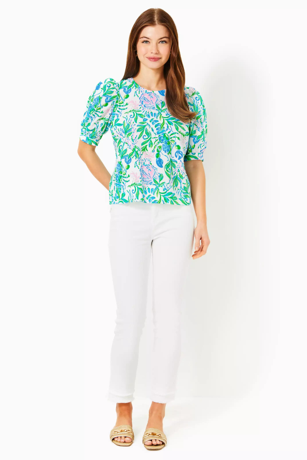 Lilly Pulitzer Masieleigh Short Sleeve Top - Just a Pinch