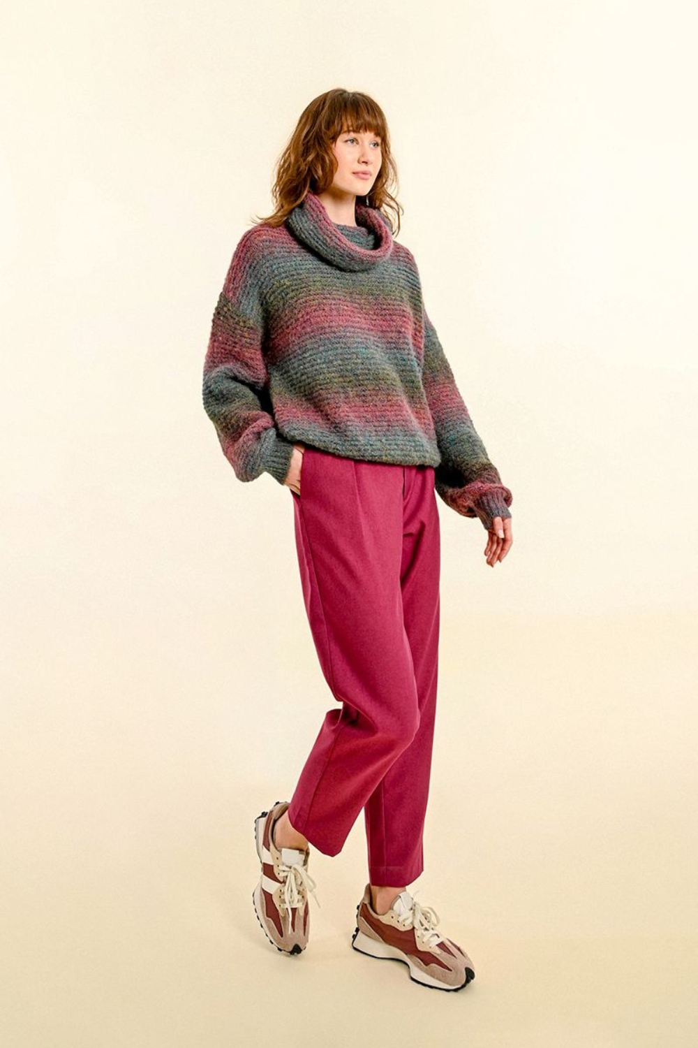 Molly Bracken Striped Knitted Sweater