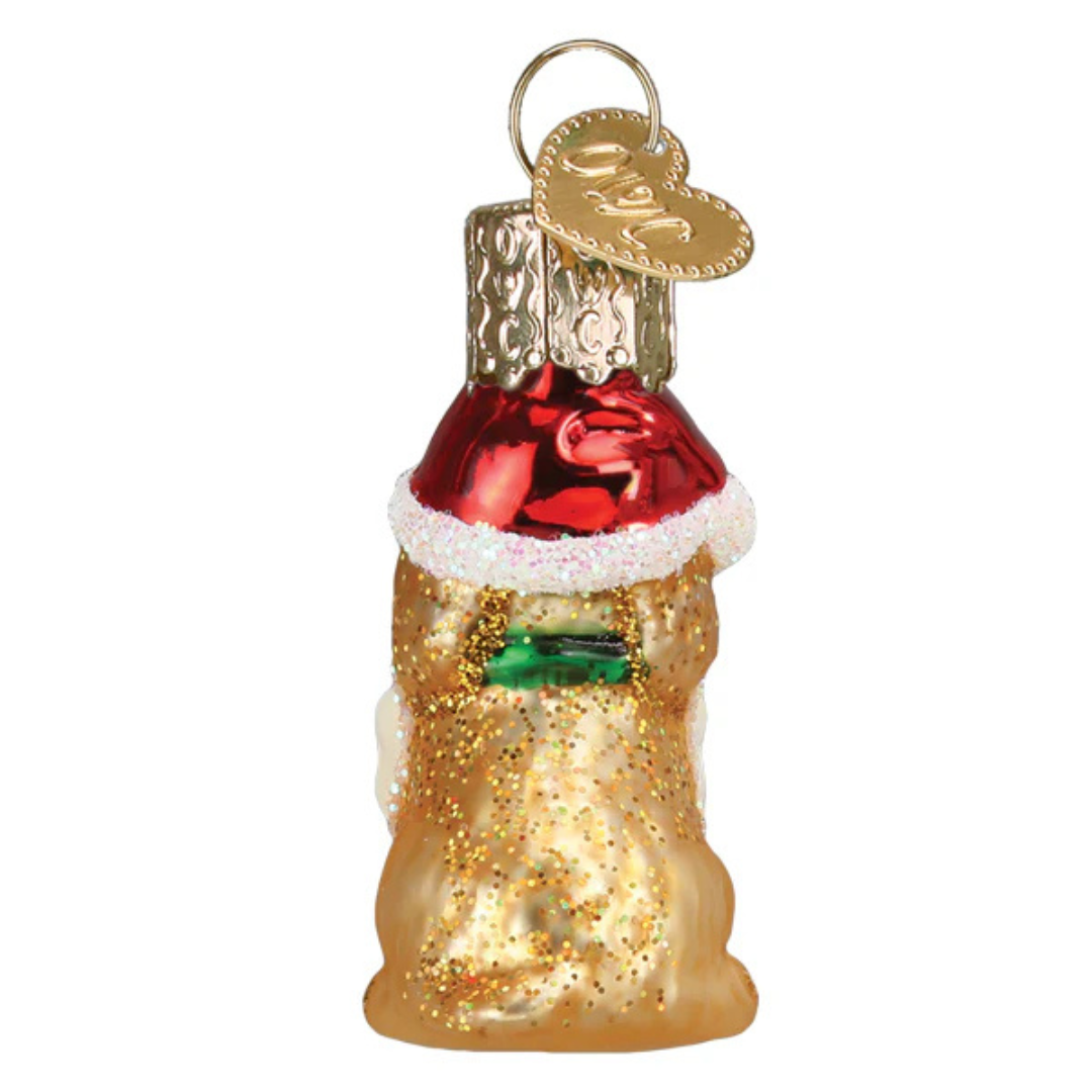 Old World Christmas Mini Jolly Pup Ornament