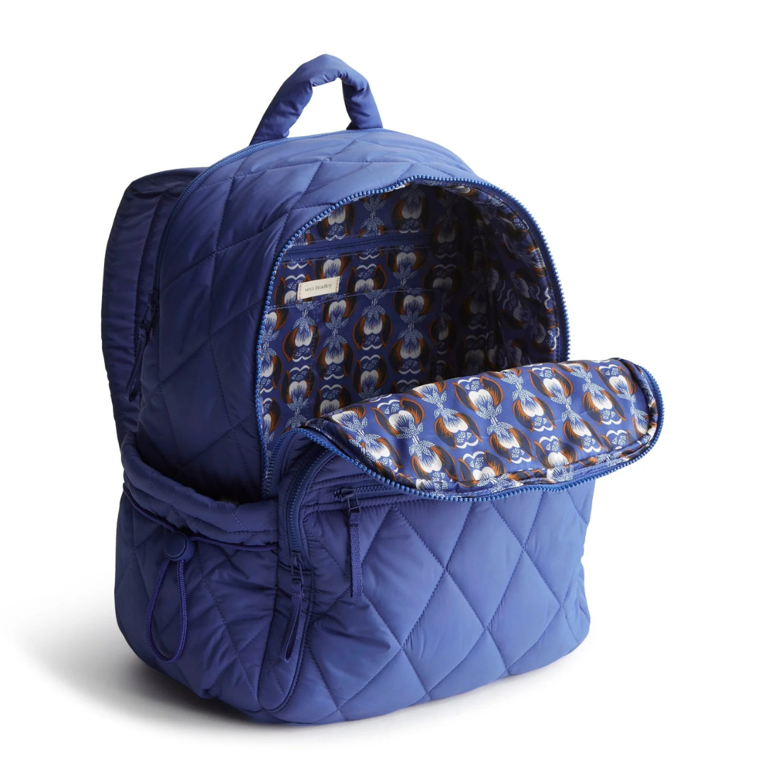 Vera Bradley Bancroft Backpack - Deep Ultramarine